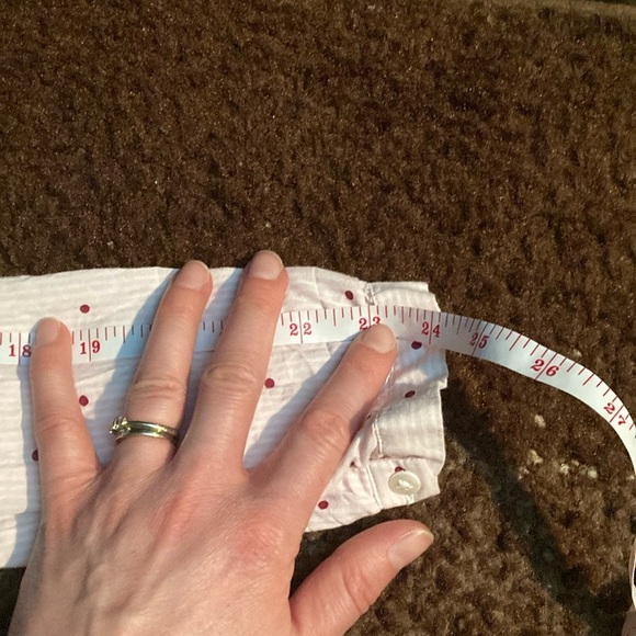 Thyme Maternity Pink Polka Dot Blouse with Relaxed Fit - Picture 13 of 13